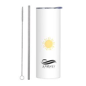 Astronomy Theme 20 OZ Stainless Steel Tumbler - Sun