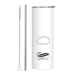 Astronomy Theme 20 OZ Stainless Steel Tumbler - Cloud