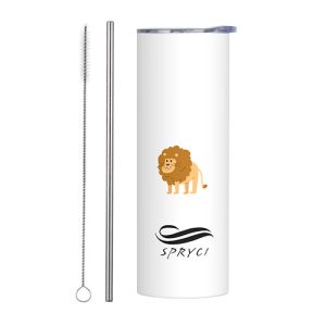 Animal Theme 20 OZ Stainless Steel Tumbler - Lion