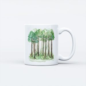 Nature Theme Ceramic Mug - Forest