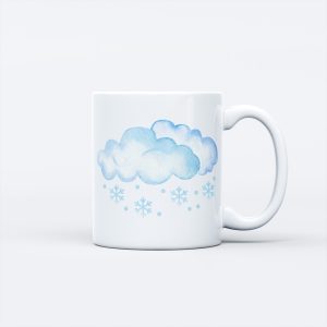 Weather Theme Ceramic Mug - Snow and Ice